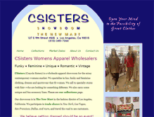 Tablet Screenshot of csisters.com